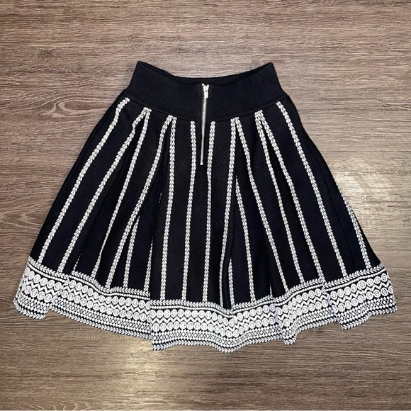 Maje | Jessica Embroidered Knit Skirt - Picture 4 of 8